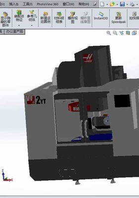 CX3D-SW-003哈斯数控车床三维模型