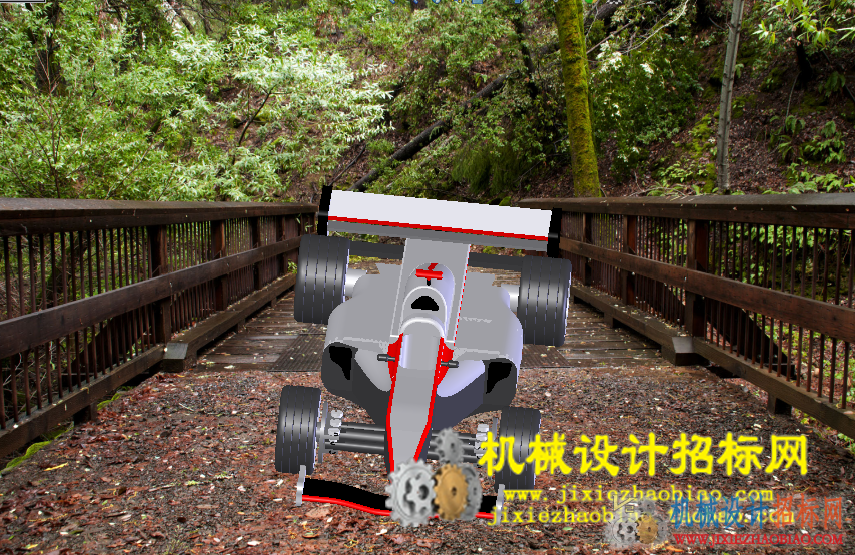 CX3D-SW-033 F1赛车模型 含零件 含特征