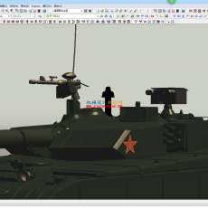 一辆拖慢无数设计师电脑的  超级坦克图纸-----此贴涵盖（平面图 和 三维图）