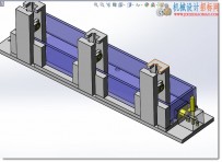 实用机构013-一套靠扭簧掐紧的夹具
