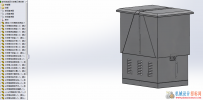 solidworks做的电缆分支箱