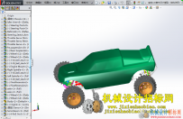 CX3D-SW-023 遥控GTX赛车设计模型 含零件 含特征