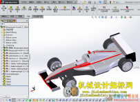 CX3D-SW-033 F1赛车模型 含零件 含特征