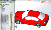 宝马系列三维模型  含特征 零件