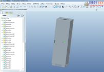 CX3D-PROE-001九折型材机柜 含零件 含特征