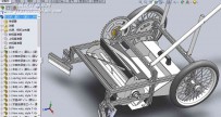 割草机的三维模型，零件齐全2010版solidworks