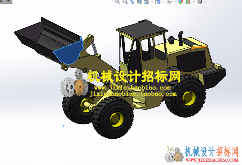 CX3D-SW-027 装载机模型 含零件 含特征