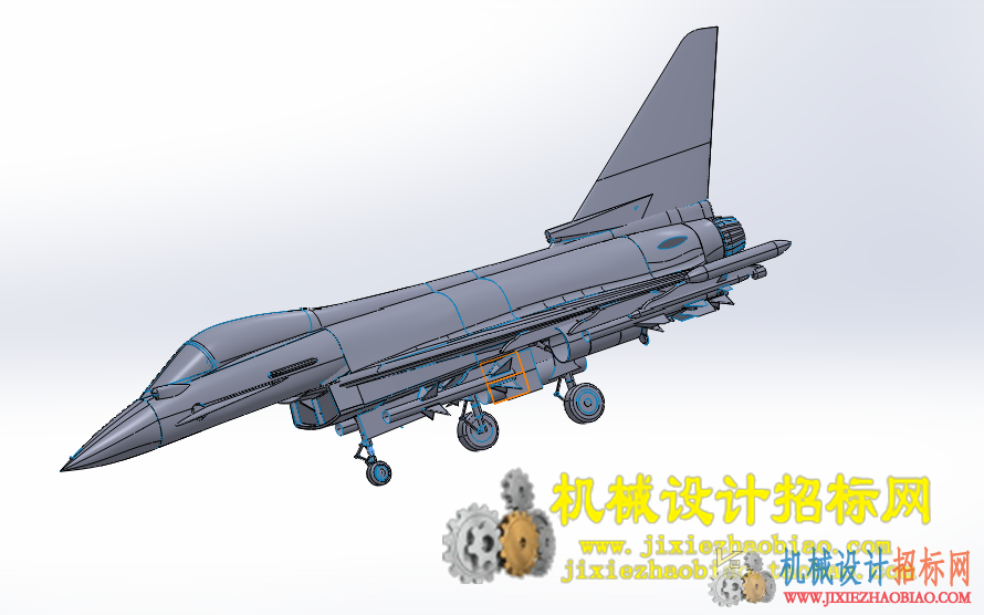 CX3D-SW-043 台风战斗机模型 含特征
