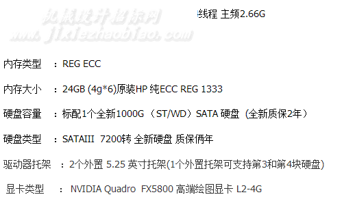 从别人那收集来的电脑配置，适合于机械3D绘图的配置