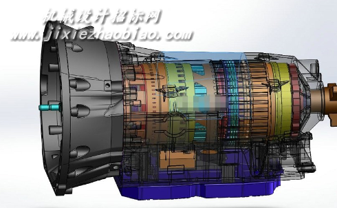 solidworks奔驰自动变速箱（完整套图）