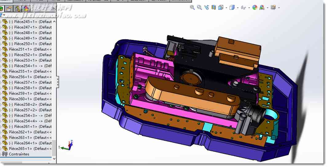 solidworks奔驰自动变速箱（完整套图）