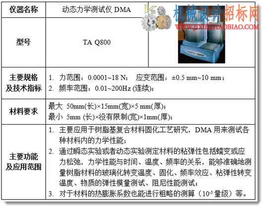 材料力学性能测试及分析设备