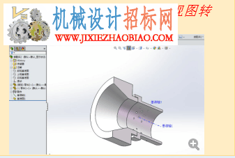 《solidworks正树问答500+》178.工程图中的半剖图是怎么做的？