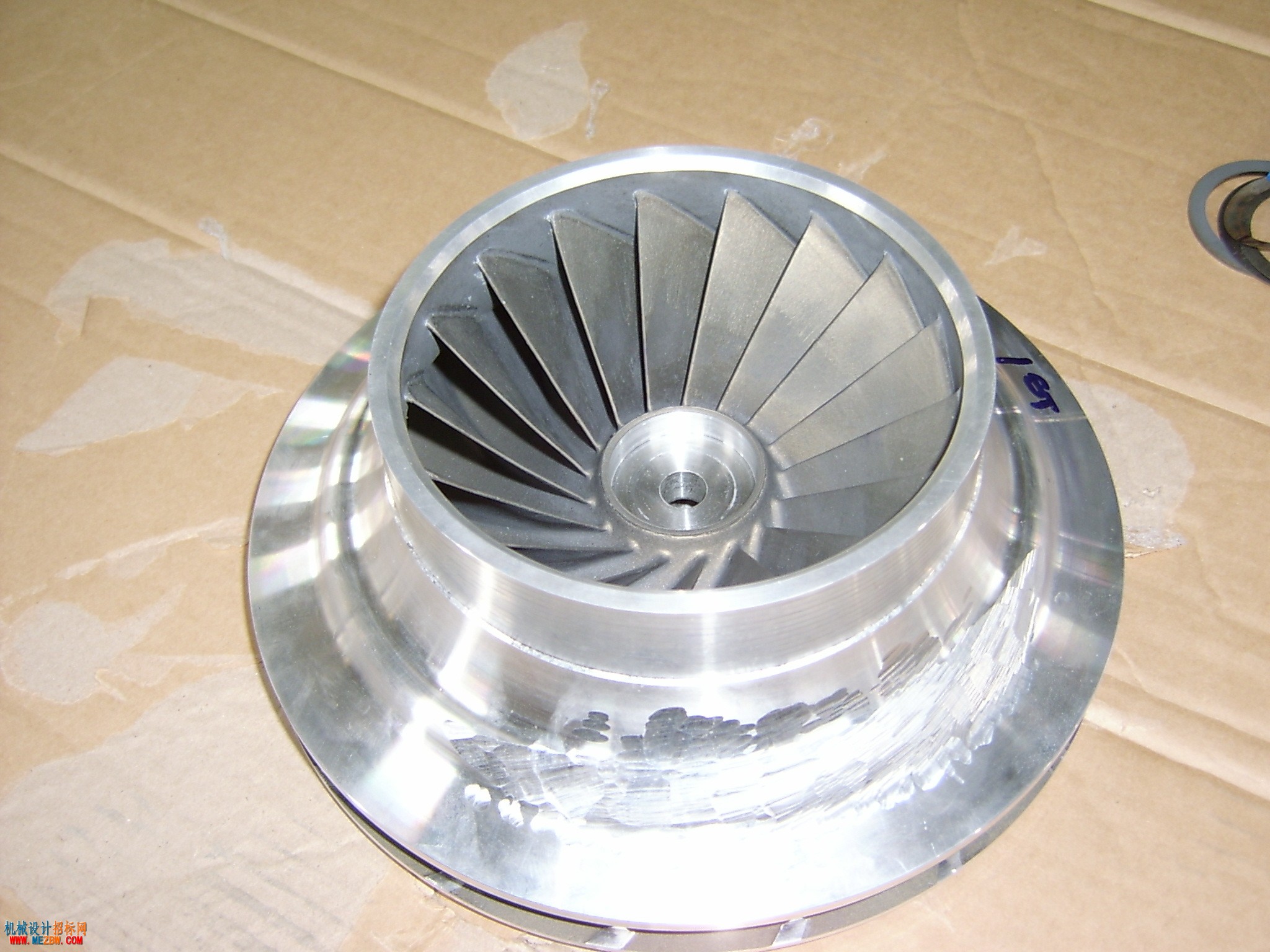 离心机大修全程06拆装1级叶轮