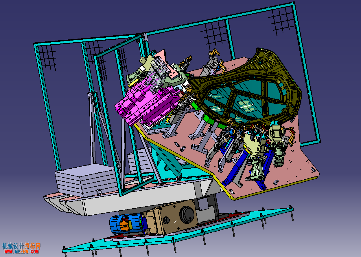 汽车引擎盖自动焊接工装-机械设计招标网