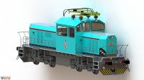 电气机车solidworks设计