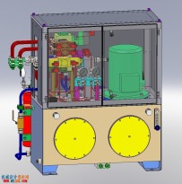 焊接机液压动力装置solidworks设计