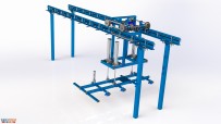 金属板料输送机solidworks设计