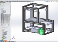 Z型连续提升机solidworks图纸