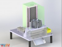 端子台自动沖切治具solidworks设计