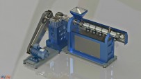 塑胶管材挤出机solidworks设计