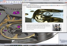 埃塔6497-1完整的手表机芯 SolidWorks三维模型