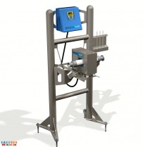 流体在线金属探测器solidworks设计