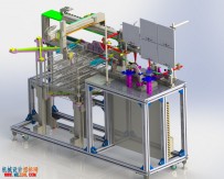 自动在线视觉检测设备solidworks设计