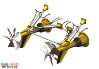 船艇推进器机构solidworks设计