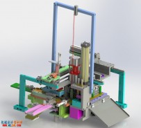 滚子链切割铆接机solidworks设计附STEP