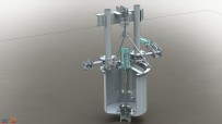 化学添加济分配器solidworks设计