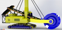 移动式取料机solidworks设计