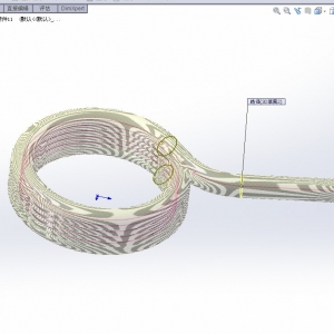 《solidworks正树问答500+》132 如何做一个拉簧，曲线的控制
